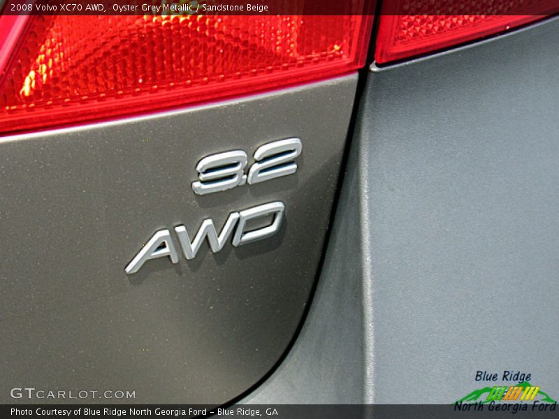 Oyster Grey Metallic / Sandstone Beige 2008 Volvo XC70 AWD