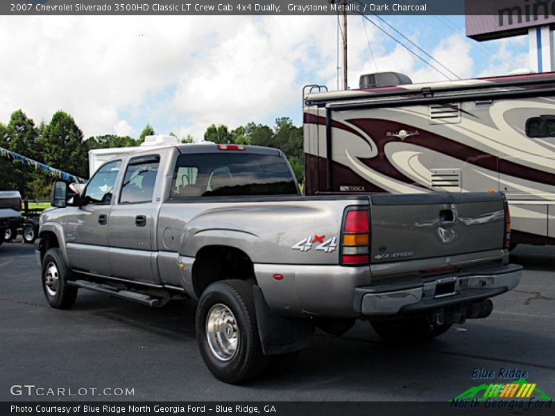 Graystone Metallic / Dark Charcoal 2007 Chevrolet Silverado 3500HD Classic LT Crew Cab 4x4 Dually