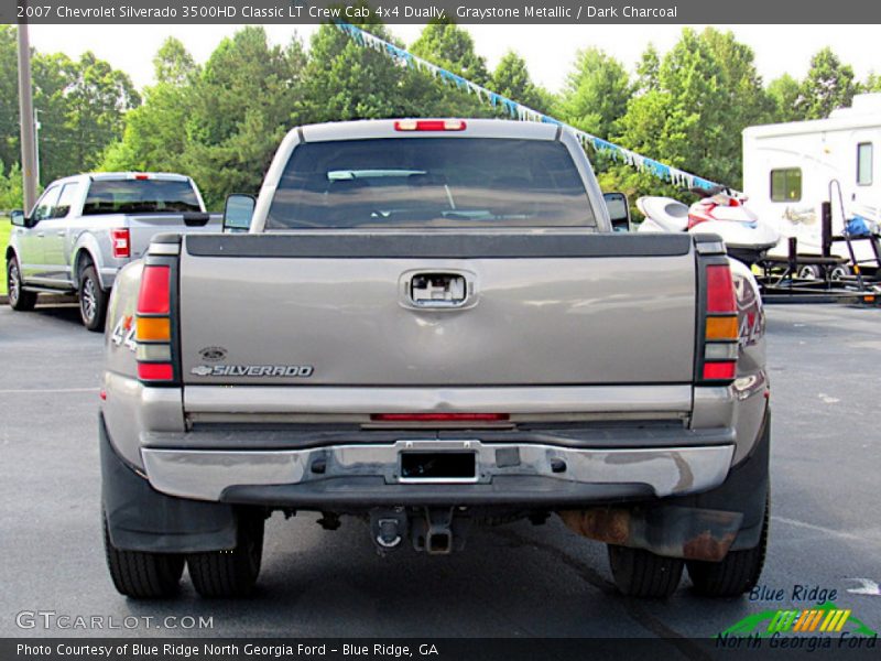 Graystone Metallic / Dark Charcoal 2007 Chevrolet Silverado 3500HD Classic LT Crew Cab 4x4 Dually