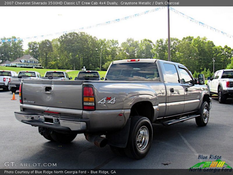 Graystone Metallic / Dark Charcoal 2007 Chevrolet Silverado 3500HD Classic LT Crew Cab 4x4 Dually