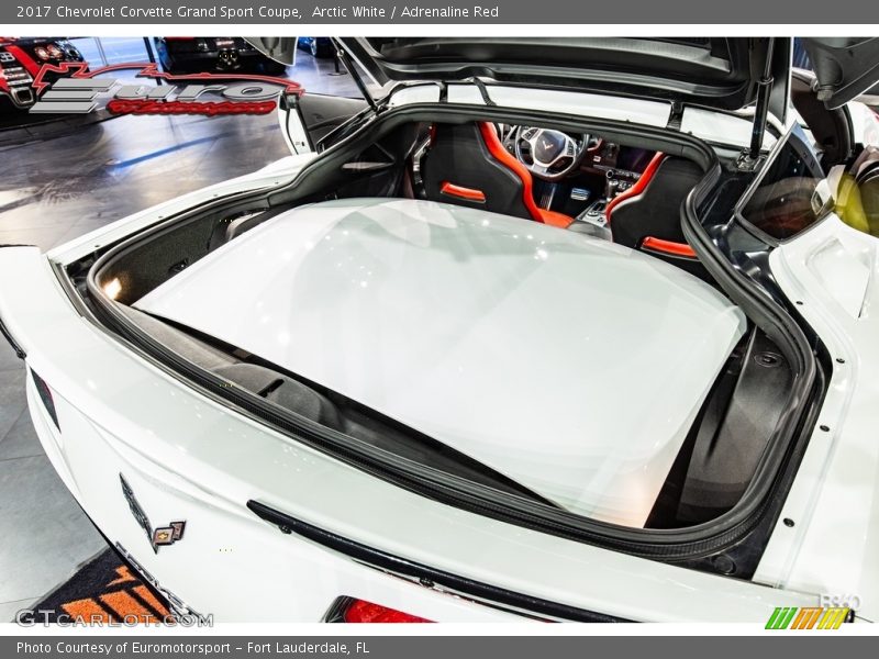 Arctic White / Adrenaline Red 2017 Chevrolet Corvette Grand Sport Coupe
