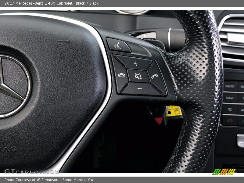 Black / Black 2017 Mercedes-Benz E 400 Cabriolet
