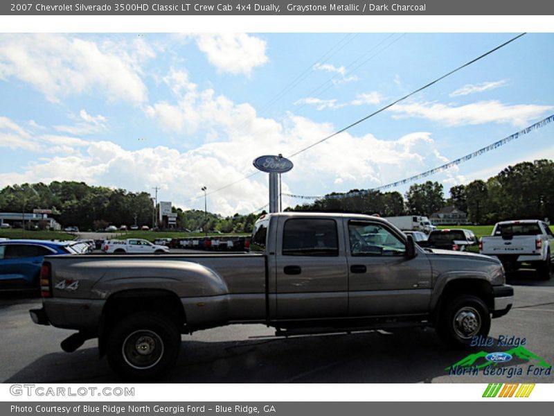 Graystone Metallic / Dark Charcoal 2007 Chevrolet Silverado 3500HD Classic LT Crew Cab 4x4 Dually