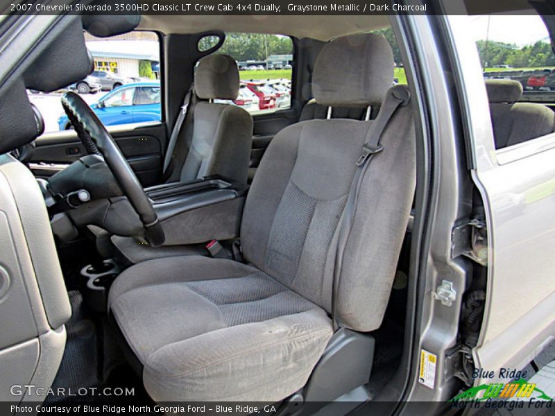 Graystone Metallic / Dark Charcoal 2007 Chevrolet Silverado 3500HD Classic LT Crew Cab 4x4 Dually