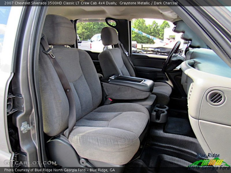 Graystone Metallic / Dark Charcoal 2007 Chevrolet Silverado 3500HD Classic LT Crew Cab 4x4 Dually