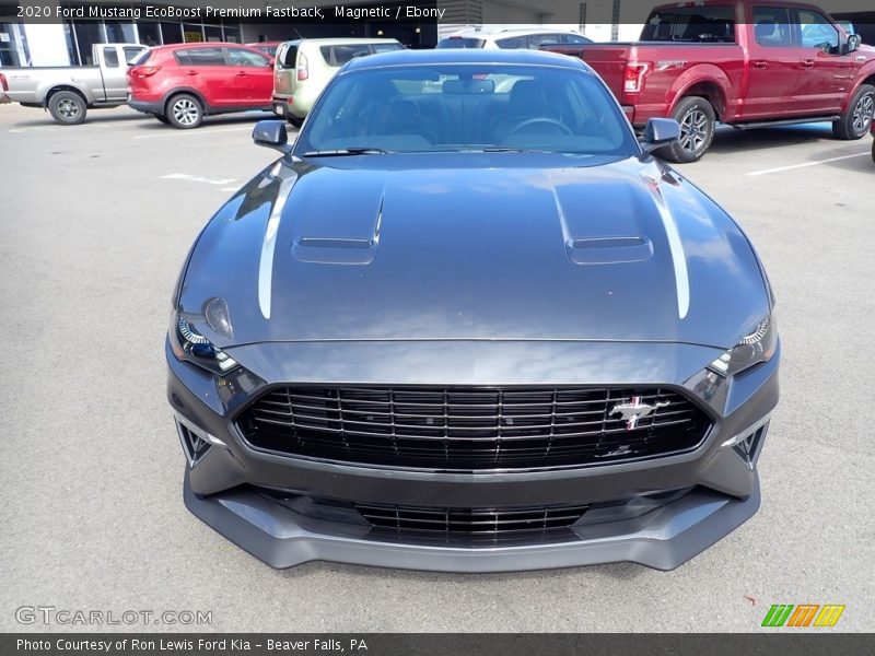 Magnetic / Ebony 2020 Ford Mustang EcoBoost Premium Fastback