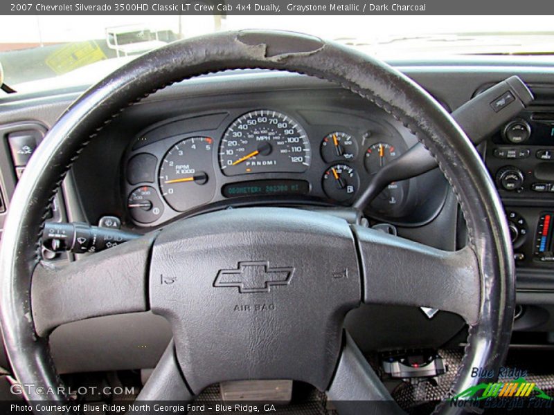 Graystone Metallic / Dark Charcoal 2007 Chevrolet Silverado 3500HD Classic LT Crew Cab 4x4 Dually