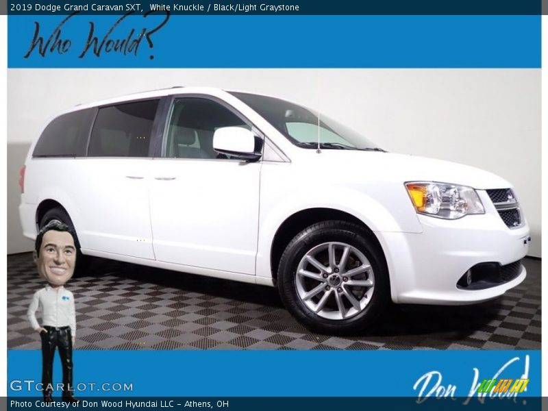 White Knuckle / Black/Light Graystone 2019 Dodge Grand Caravan SXT