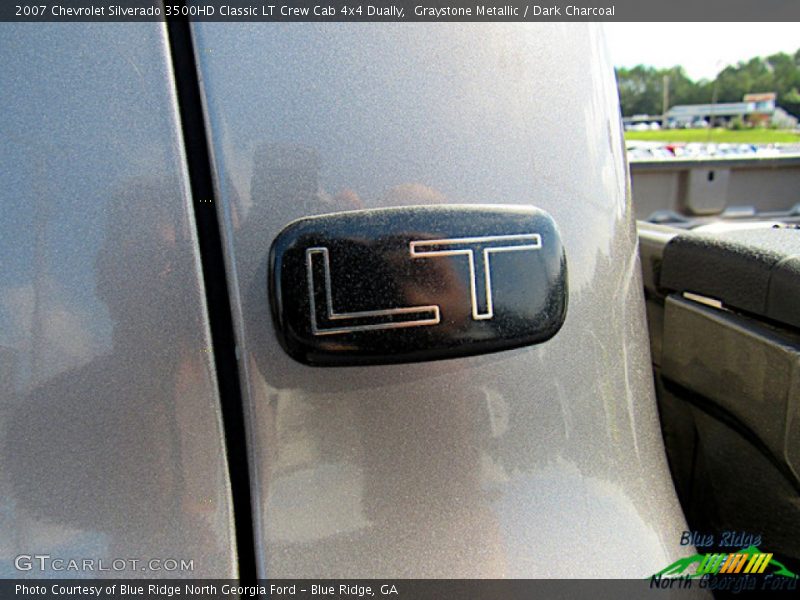 Graystone Metallic / Dark Charcoal 2007 Chevrolet Silverado 3500HD Classic LT Crew Cab 4x4 Dually