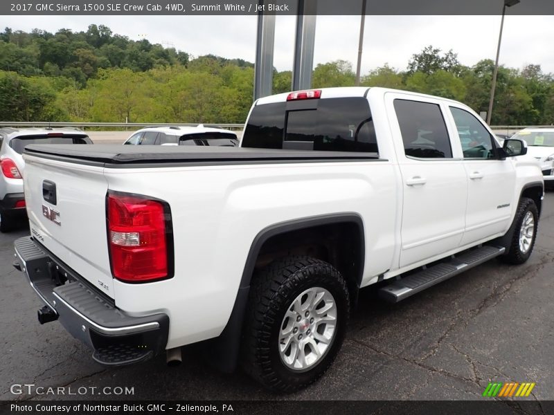 Summit White / Jet Black 2017 GMC Sierra 1500 SLE Crew Cab 4WD