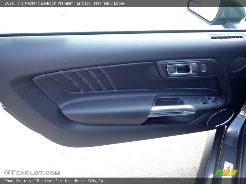 Door Panel of 2020 Mustang EcoBoost Premium Fastback