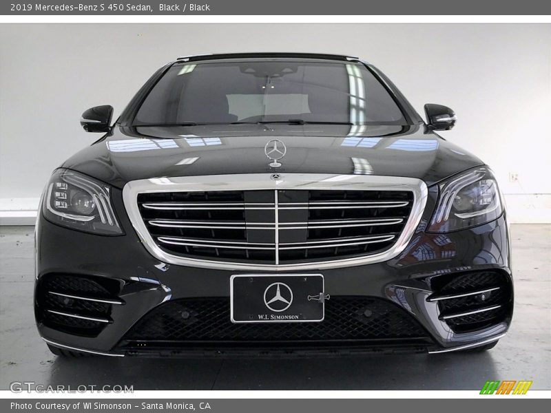 Black / Black 2019 Mercedes-Benz S 450 Sedan