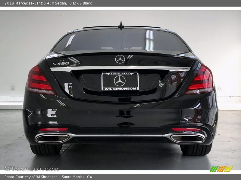 Black / Black 2019 Mercedes-Benz S 450 Sedan