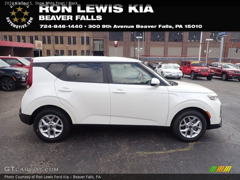 Snow White Pearl / Black 2020 Kia Soul S