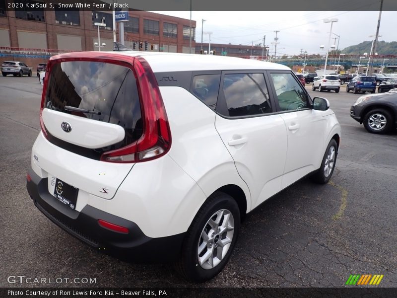 Snow White Pearl / Black 2020 Kia Soul S