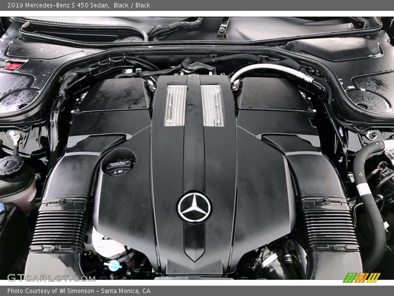 Black / Black 2019 Mercedes-Benz S 450 Sedan