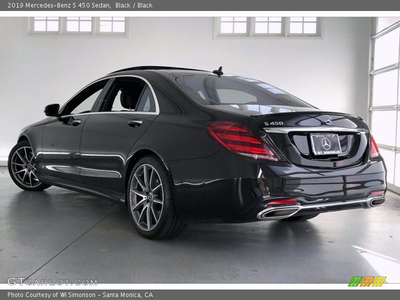 Black / Black 2019 Mercedes-Benz S 450 Sedan