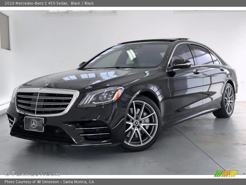 Black / Black 2019 Mercedes-Benz S 450 Sedan