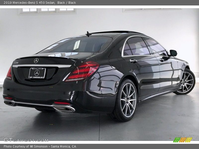 Black / Black 2019 Mercedes-Benz S 450 Sedan