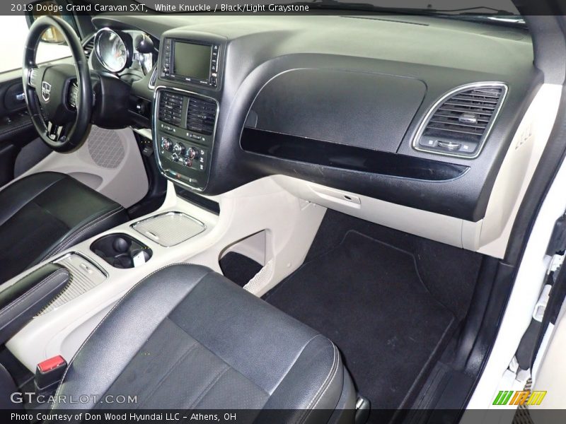 White Knuckle / Black/Light Graystone 2019 Dodge Grand Caravan SXT