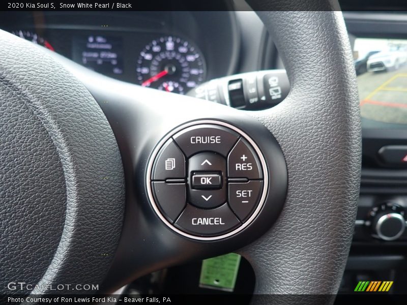 Snow White Pearl / Black 2020 Kia Soul S