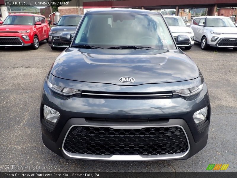 Gravity Gray / Black 2020 Kia Soul S