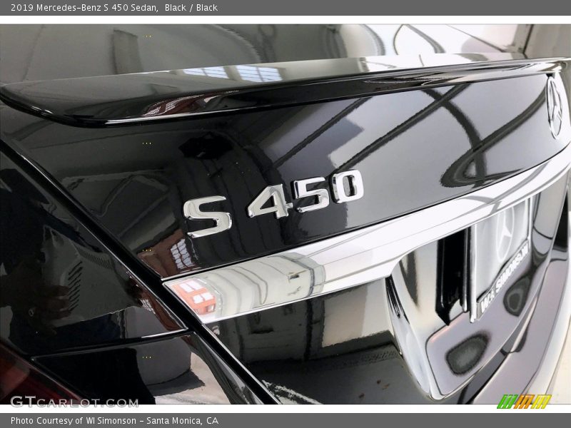 Black / Black 2019 Mercedes-Benz S 450 Sedan