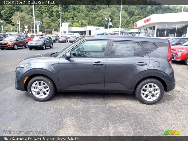 Gravity Gray / Black 2020 Kia Soul S