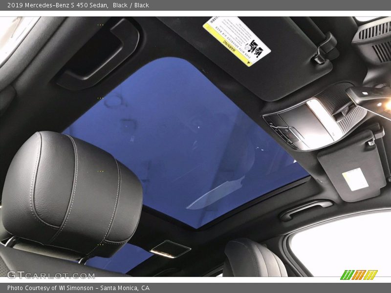 Black / Black 2019 Mercedes-Benz S 450 Sedan