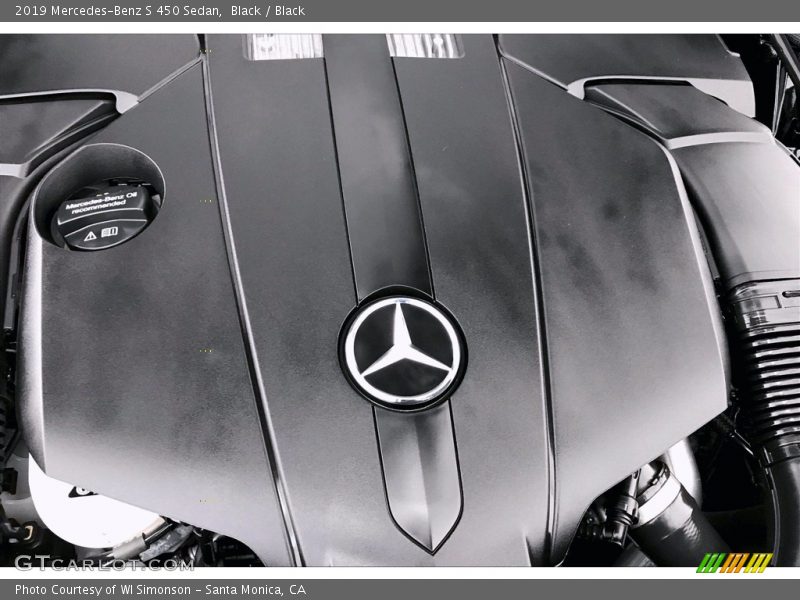 Black / Black 2019 Mercedes-Benz S 450 Sedan