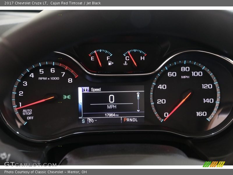 Cajun Red Tintcoat / Jet Black 2017 Chevrolet Cruze LT