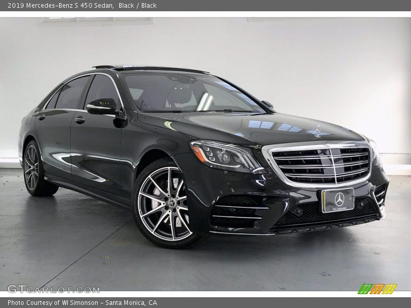Black / Black 2019 Mercedes-Benz S 450 Sedan