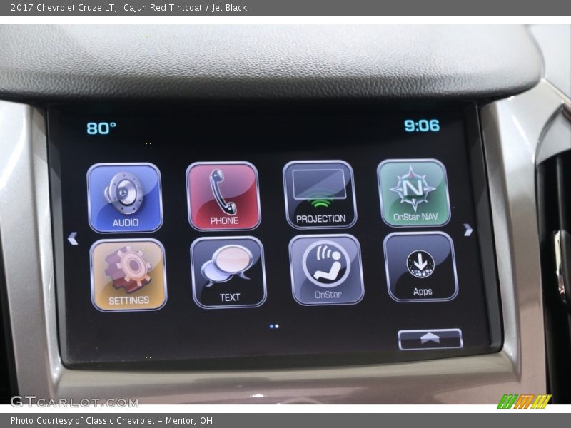 Cajun Red Tintcoat / Jet Black 2017 Chevrolet Cruze LT