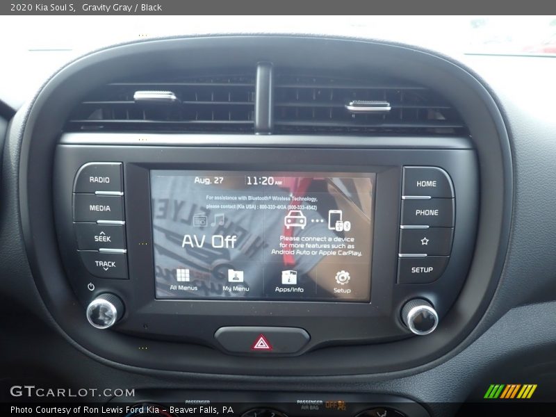 Gravity Gray / Black 2020 Kia Soul S