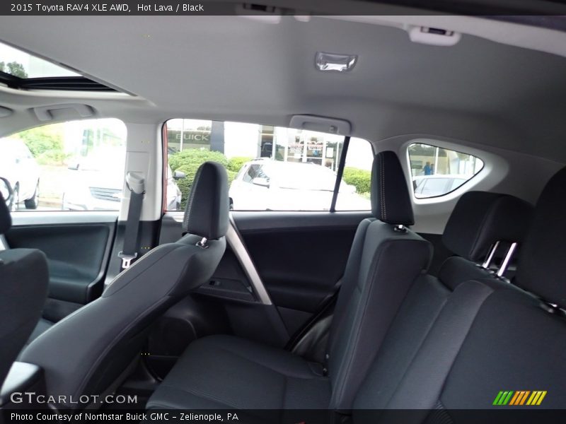 Hot Lava / Black 2015 Toyota RAV4 XLE AWD