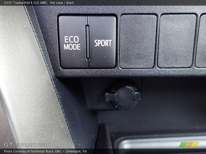 Hot Lava / Black 2015 Toyota RAV4 XLE AWD