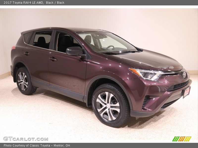 Black / Black 2017 Toyota RAV4 LE AWD