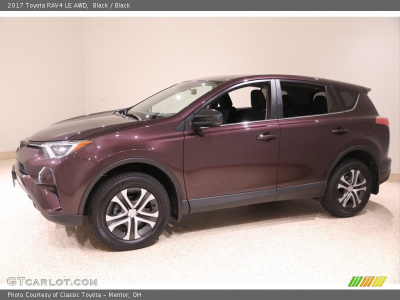 Black / Black 2017 Toyota RAV4 LE AWD