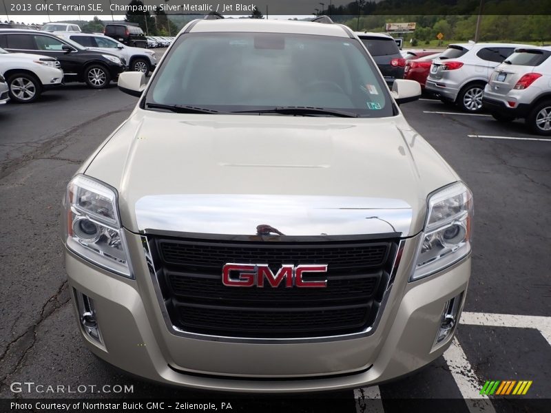 Champagne Silver Metallic / Jet Black 2013 GMC Terrain SLE