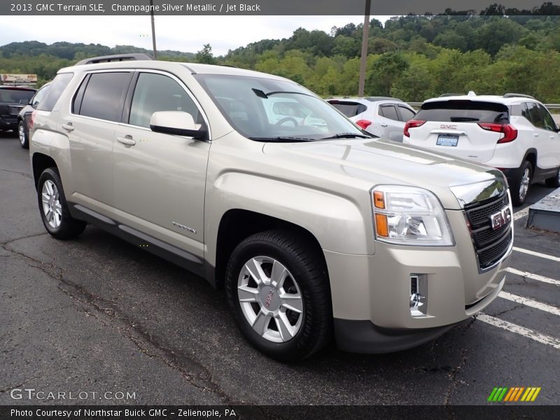Champagne Silver Metallic / Jet Black 2013 GMC Terrain SLE