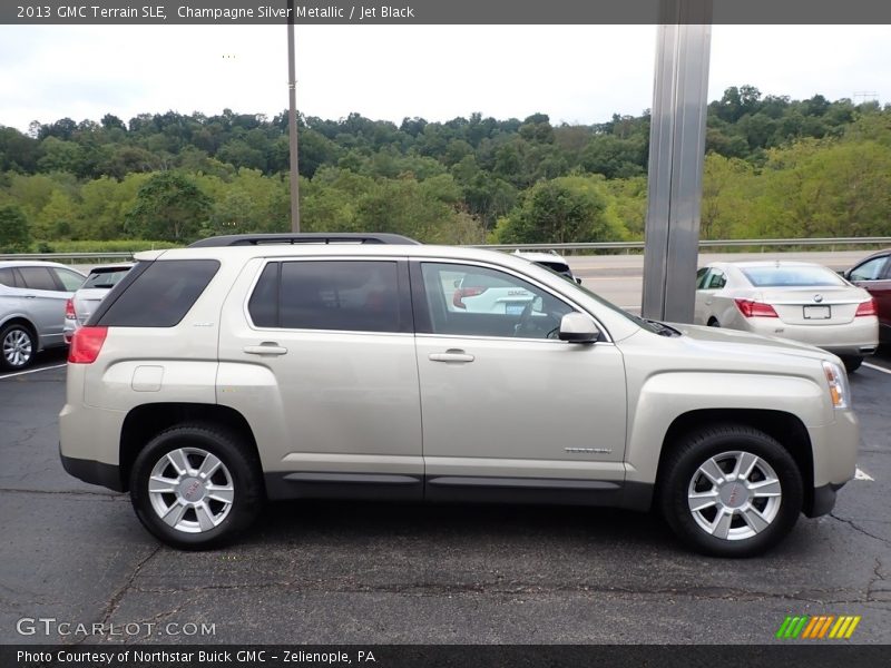 Champagne Silver Metallic / Jet Black 2013 GMC Terrain SLE