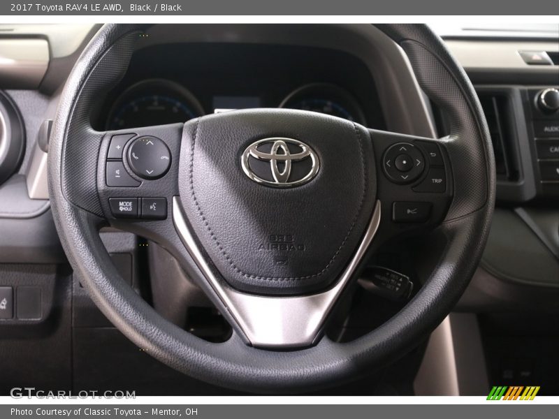 Black / Black 2017 Toyota RAV4 LE AWD