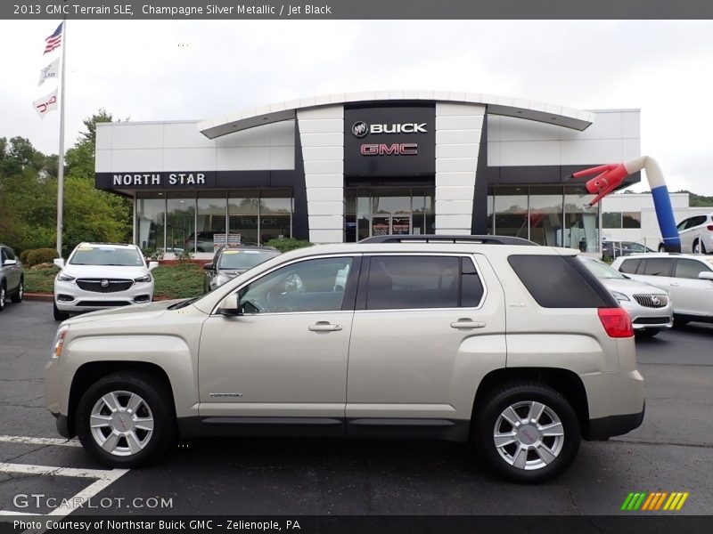 Champagne Silver Metallic / Jet Black 2013 GMC Terrain SLE