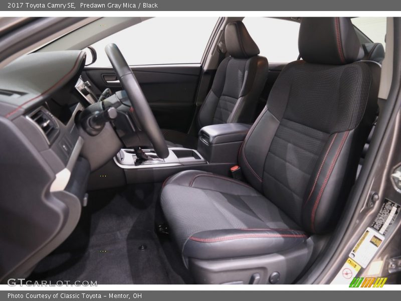Predawn Gray Mica / Black 2017 Toyota Camry SE
