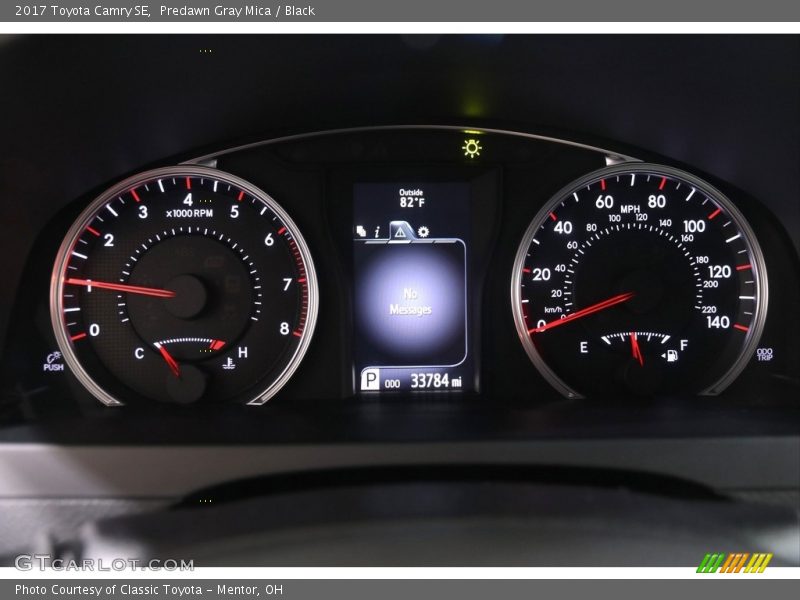 Predawn Gray Mica / Black 2017 Toyota Camry SE