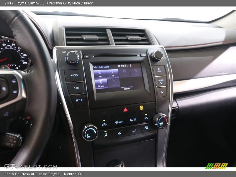 Predawn Gray Mica / Black 2017 Toyota Camry SE