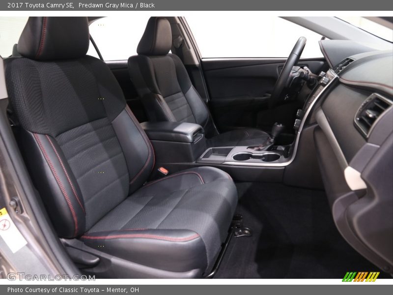 Predawn Gray Mica / Black 2017 Toyota Camry SE
