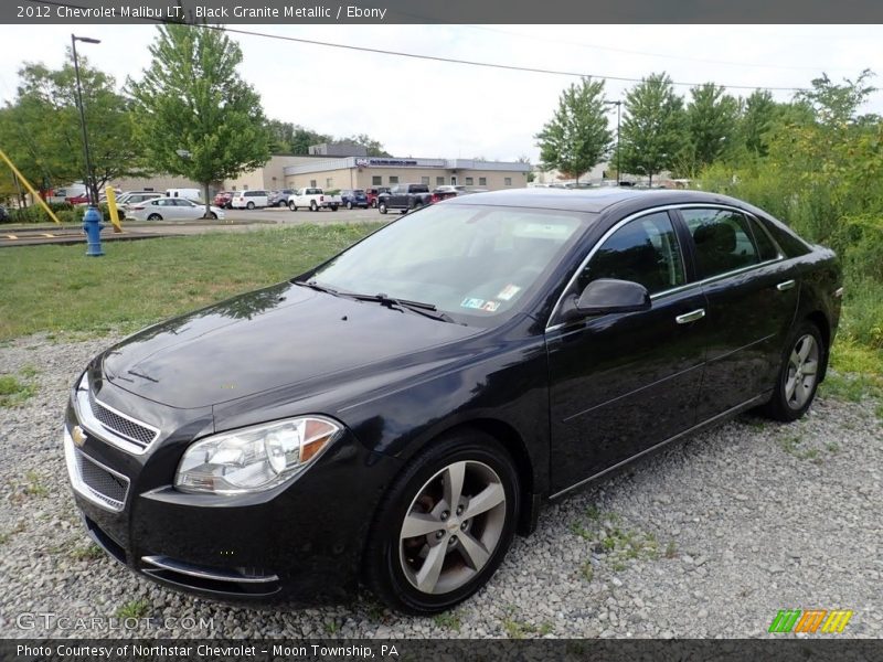 Black Granite Metallic / Ebony 2012 Chevrolet Malibu LT