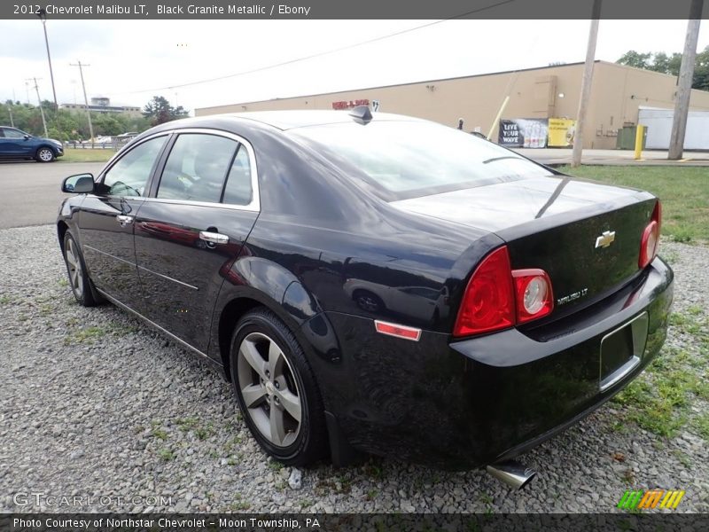 Black Granite Metallic / Ebony 2012 Chevrolet Malibu LT