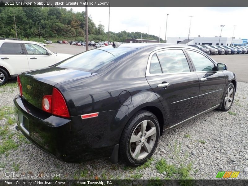 Black Granite Metallic / Ebony 2012 Chevrolet Malibu LT